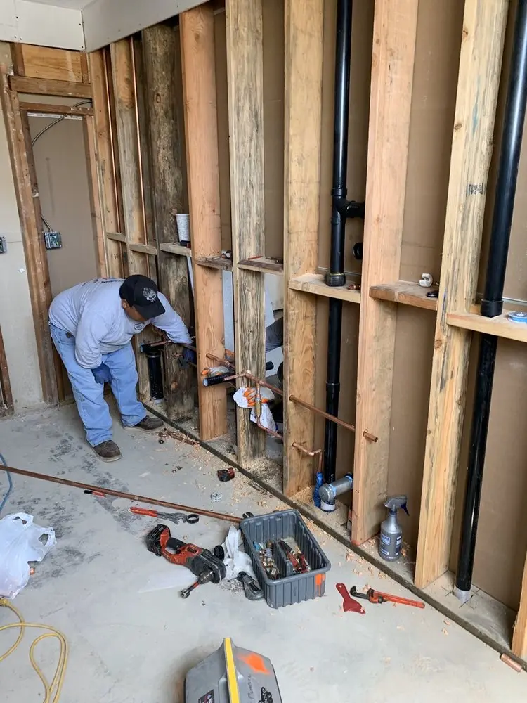 Commercial rough-in plumbing for Water Heater Replacement in Escanaba